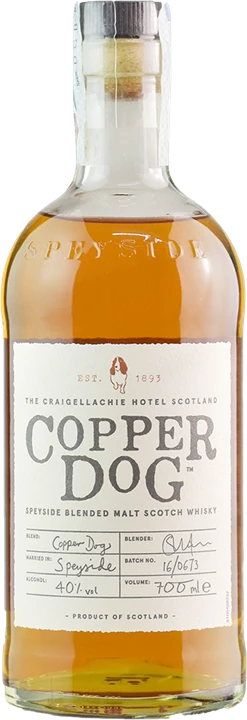 Vorderseite Copper Dog Speyside Blended Malt Whisky
