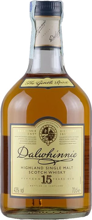 Front Dalwhinnie Highland Single Malt Scotch Whisky 15 Y.O.