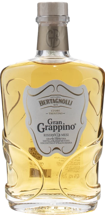 Vorderseite Distilleria Bertagnolli Grappa Gran Grappino Barrique