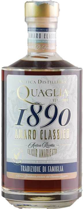 Vorderseite Distilleria Quaglia Amaro Classico 1890