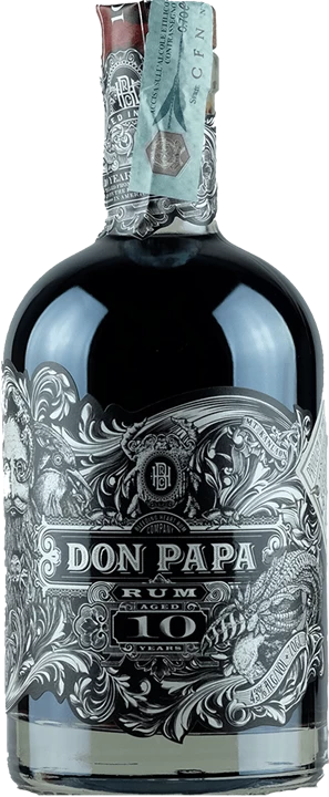 Front Don Papa Rum 10 years old