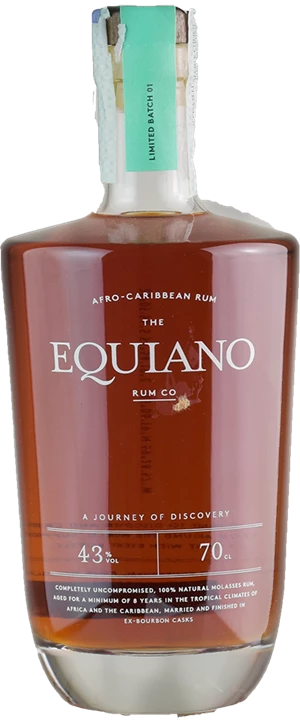 Vorderseite Equiano Rum 0.7L