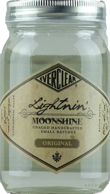 Vorderseite Everclear Whiskey Lighting Moonshine 0.5L