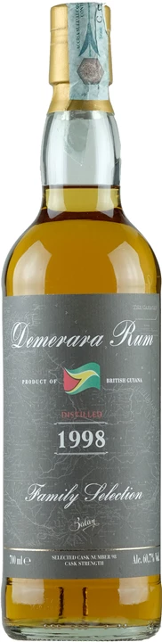 Vorderseite Family Selection Demerara Rum 1998