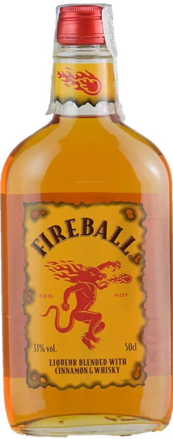 Front Fireball Cinnamon Whisky 0.5L