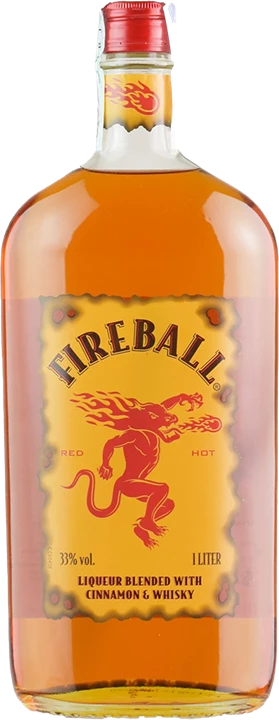 Front Fireball Cinnamon Whisky 1L