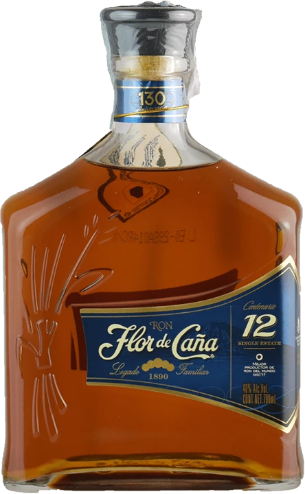 Vorderseite Flor de Cana Rum Centenario 12 Years Old 0.7L