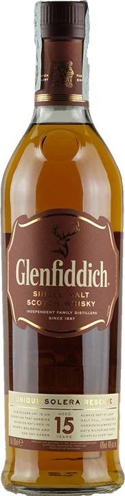 Vorderseite Glenfiddich Scotch Whisky 15 Y.O.