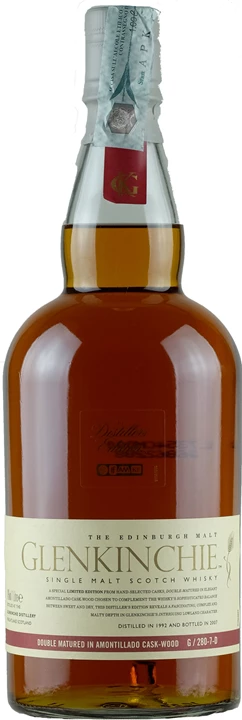 Fronte Glenkinchie Whisky 15 anni Sherry Wood 1L