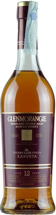 Front Glenmorangie Whisky Lasanta Sherry Cask Finish 12 years old