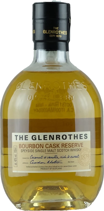 Fronte Glenrothes Whisky Bourbon Reserve