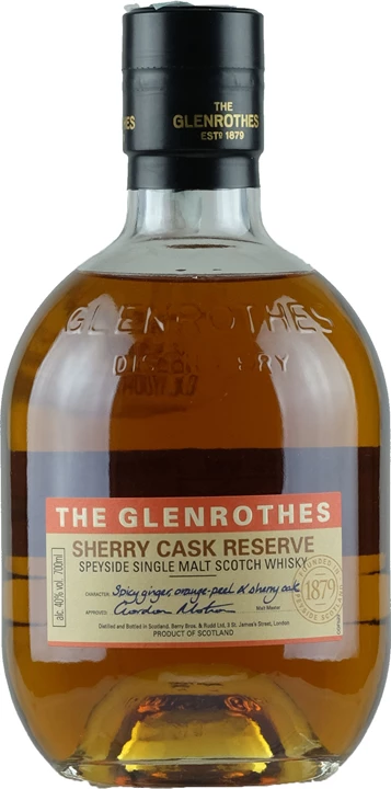 Front Glenrothes Whisky Sherry Cask