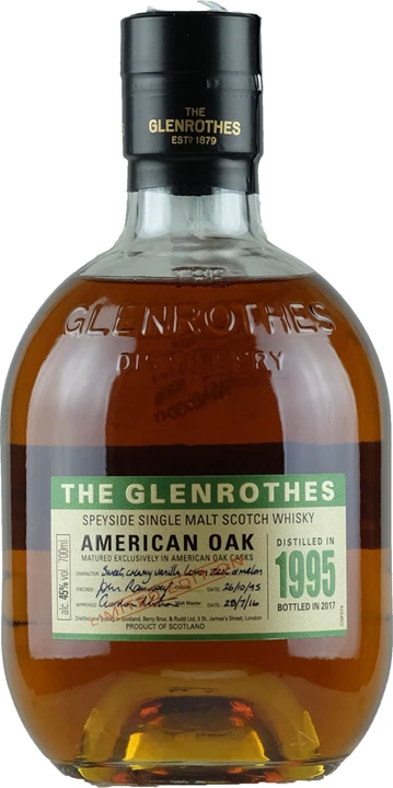 Front Glenrothes Whisky Vintage Oak 1995