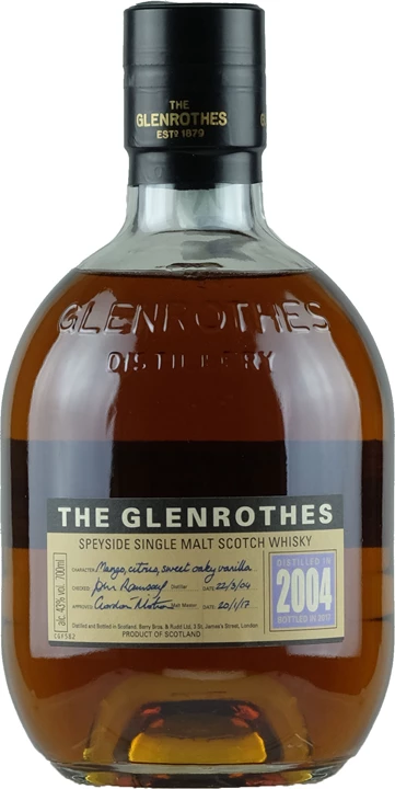 Front Glenrothes Whisky Vintage Oak 2004