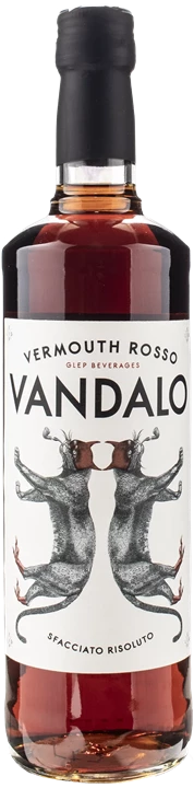 Vorderseite Glep Vermouth Rosso Vandalo 0,75L