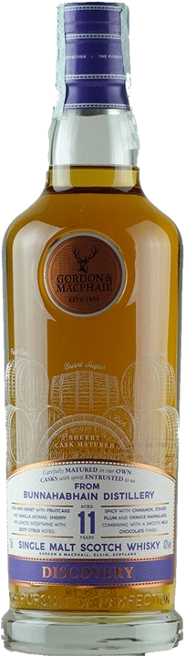 Fronte Gordon & Macphail Whisky Bunnahbhain 11 Anni