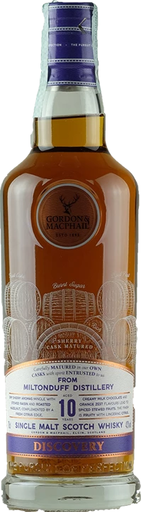 Front Gordon & Macphail Whisky Miltonduff 10 Y.O.