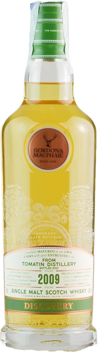 Fronte Gordon & Macphail Whisky Tomatin 2009