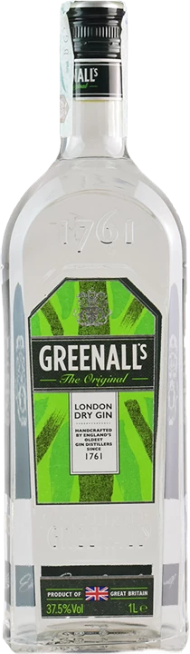 Front Greenall's London Dry Gin 1L