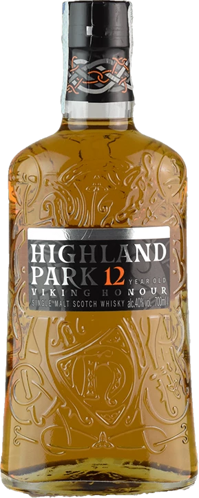 Fronte Highland Park Viking Honour Scotch Whisky 12 Anni