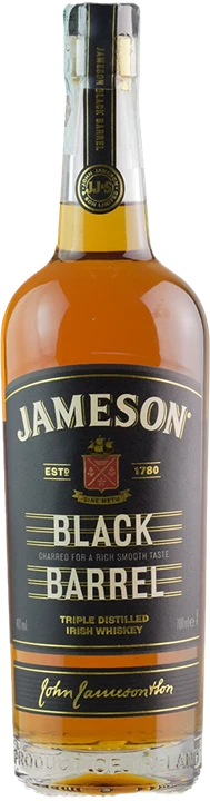 Front Jameson Irish Whiskey Black Barrel