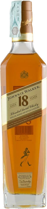 Front Johnnie Walker Blended Scotch Whisky 18 Aged Years