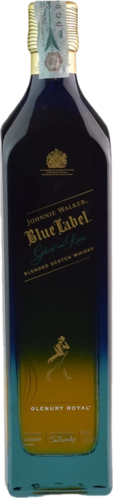 Fronte Johnnie Walker Blended Scotch Whisky Blue Ghost&Rare Special Blend Glenury Royal