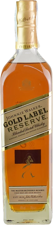 Fronte Johnnie Walker Blended Scotch Whisky Gold Label Reserve