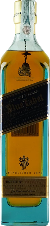 Vorderseite Johnnie Walker Whisky Blue