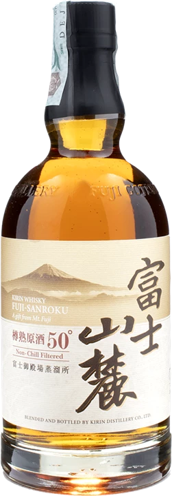 Front Kirin Fuji Sanroku Whisky Non Chill Filtered A gift from Mt.Fuji 50°