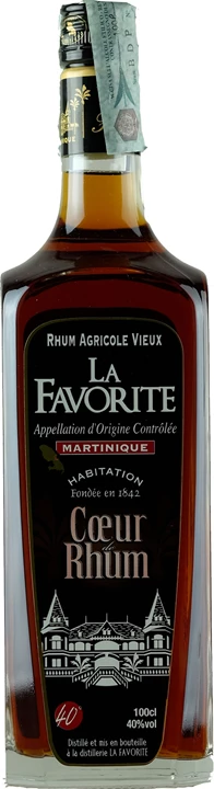 Vorderseite La Favorite Martinique Rhum Coeur de Vieux 1L