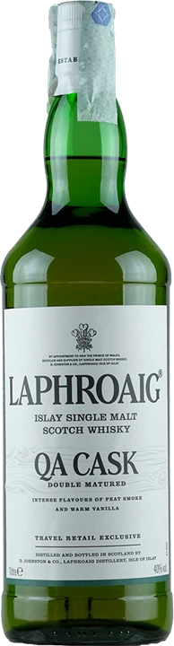 Front Laphroaig Whisky Quercus Alba Islay Single Malt 1L