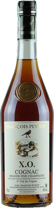 Vorderseite Peyrot Cognac Grande Fine Champagne 1er Cru de Cognac X.O