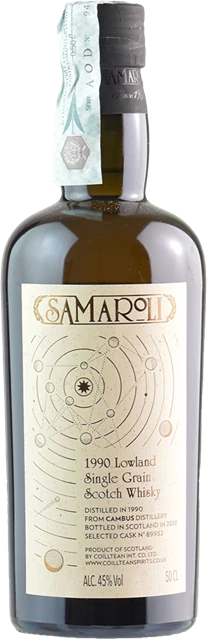 Vorderseite Samaroli Whisky Islay Single Malt Cambus 0.5L 1990
