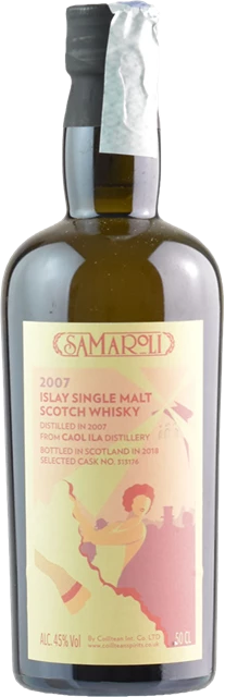 Fronte Samaroli Whisky Islay Single Malt Caol Ila 0.5L 2007
