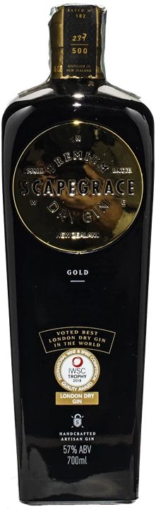 Front Scapegrace Gold Premium Dry Gin