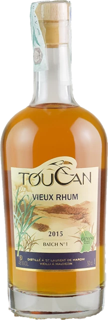 Vorderseite Spirit Of The Wild Toucan Vieux Rhum Batch N°1 0.5L 2015