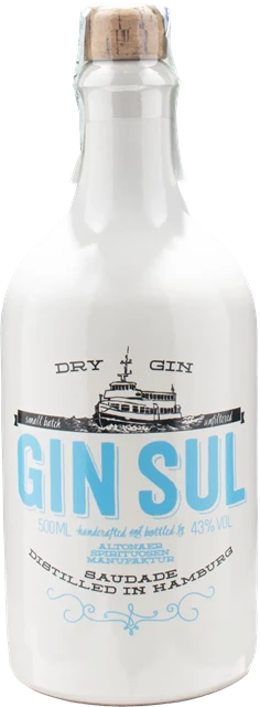 Front Sul Gin Small Batch Dry Gin 0.5L