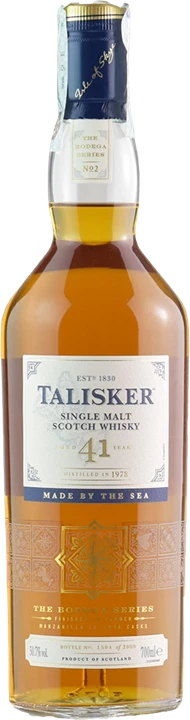 Front Talisker Scotch Whisky Single Malt The bodega series 41 Y.O.