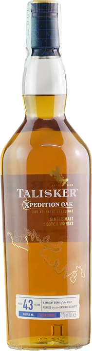 Fronte Talisker Whisky Xpedition Series 43 Anni