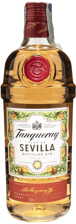 Vorderseite Tanqueray Gin Flor de Sevilla