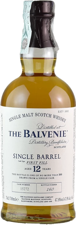 Front The Balvenie Whisky Single Barrel First Fill 12 Y.O.
