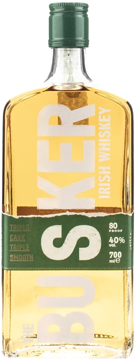 Front The Busker Irish Whiskey Blend Triple Cask Triple Smooth
