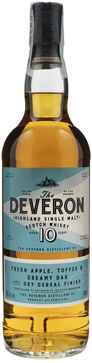 Fronte The Deveron Highland Single Malt Scotch Whisky 10 Anni