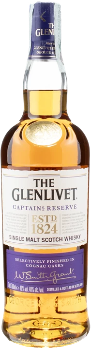 Vorderseite The Glenlivet Single Malt Scotch Whisky Captain Reserve