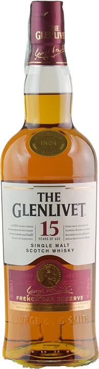 Vorderseite The Glenlivet Whisky Single Malt Scotch Whisky 15 Y.O.