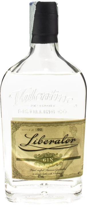 Vorderseite Valentine Distilling Liberator Gin