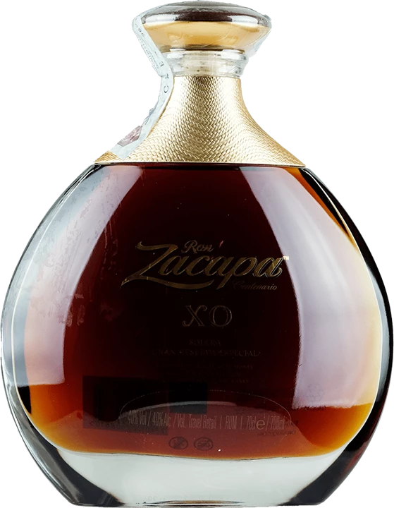 Fronte Zacapa Rum Centenario XO Solera