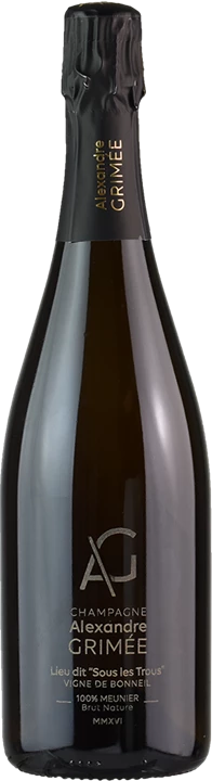Fronte Alexandre Grimée Champagne Blanc de Noirs Dosaggio Zero