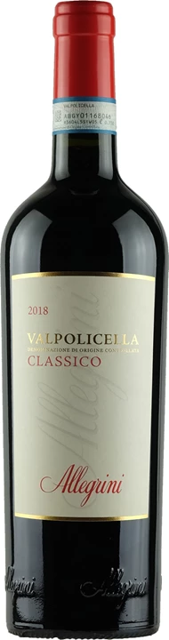 Front Allegrini Valpolicella Classico 2018